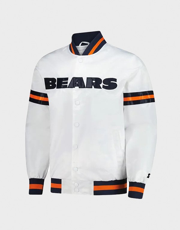 chicago bears scout satin jacket chicago bears scout satin jacket