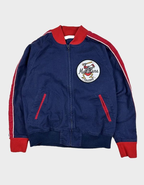 blue toledo mud hens baseball jacket blue toledo mud hens baseball jacket