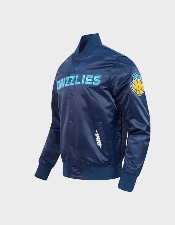 memphis grizzlies classic navy jacket memphis grizzlies classic navy jacket