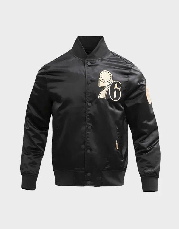 philadelphia 76ers gold logo jacket philadelphia 76ers gold logo jacket