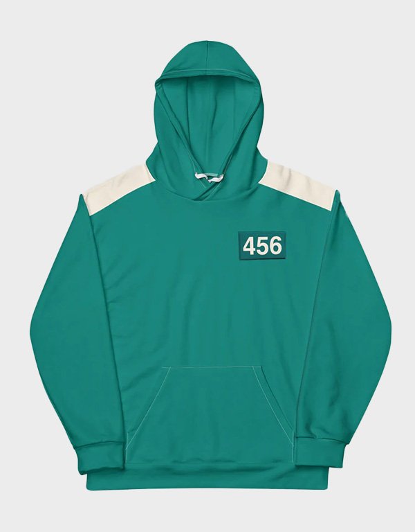 squid game 3 player 456 hoodie squid game 3 player 456 hoodie