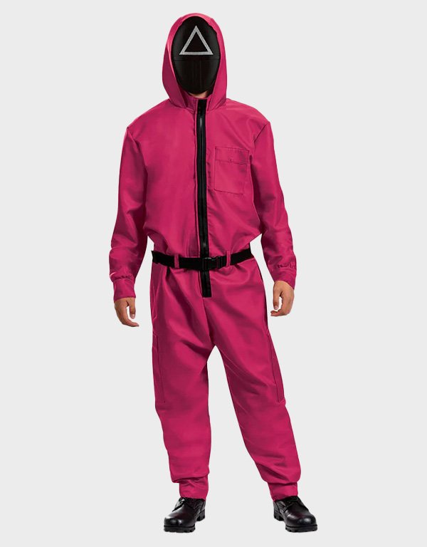 squid game triangle guard jumpsuit squid game triangle guard jumpsuit