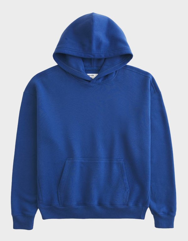 hollister boxy blue hoodie hollister boxy blue hoodie